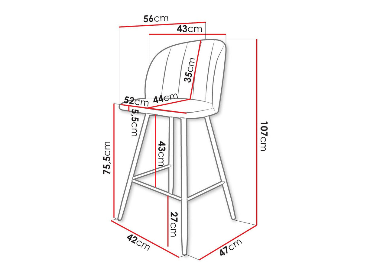 Bāra krēsls 520617