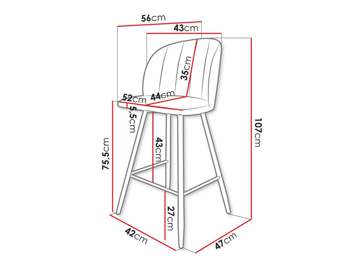 Bāra krēsls 520617