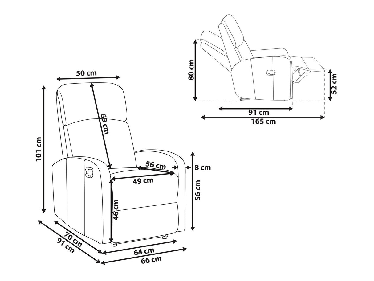 Krēsls reglainer 521239