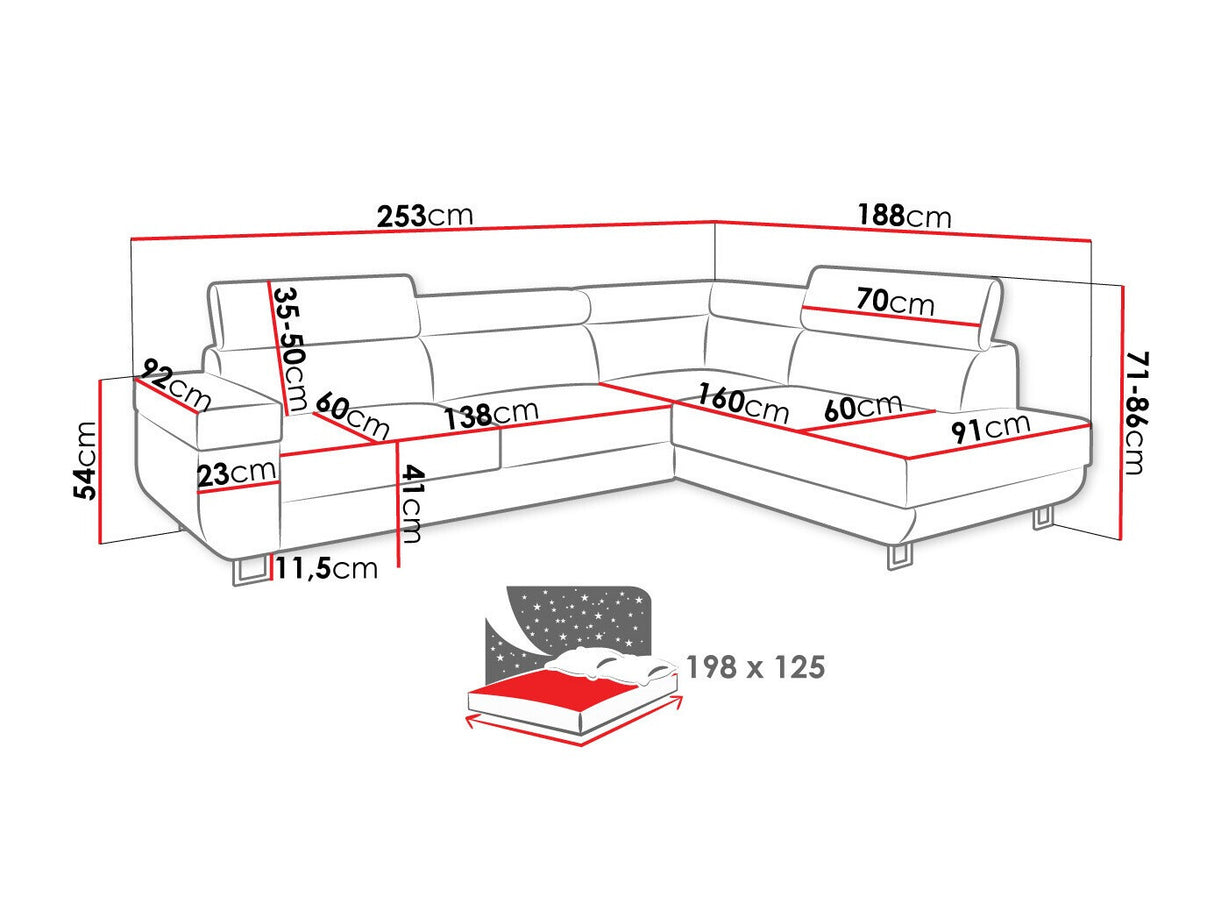 Stūra dīvāns 291455