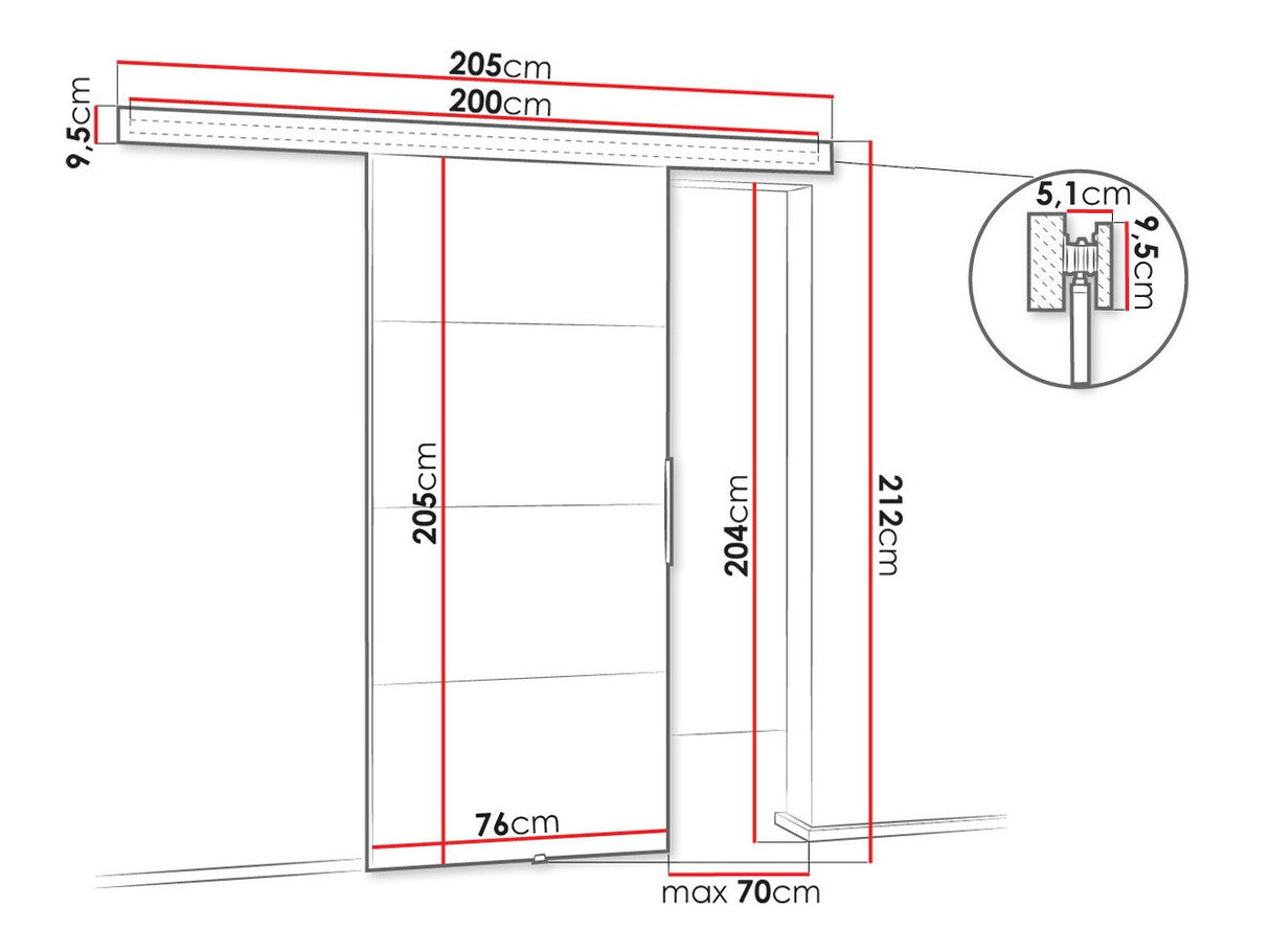 Bīdāmās durvis 522123