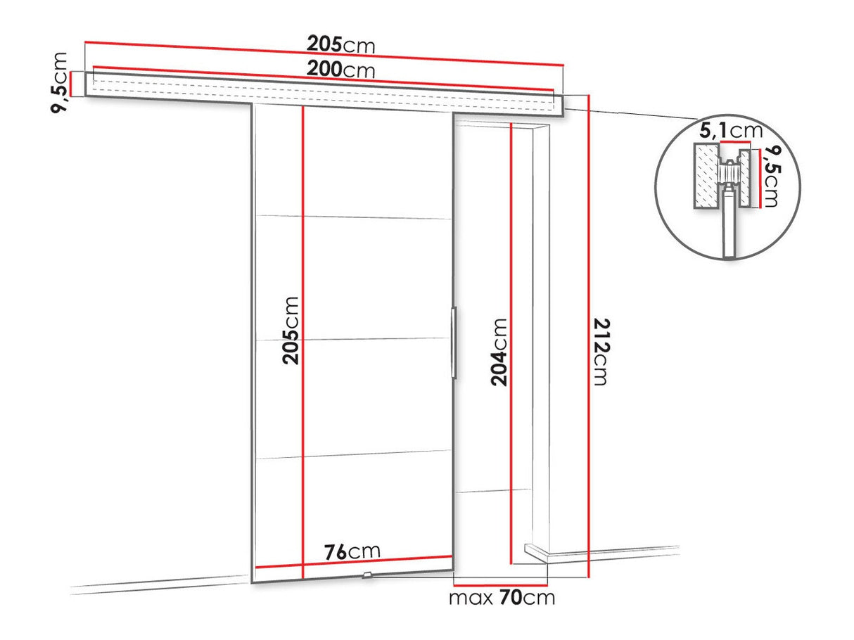 Bīdāmās durvis 522123