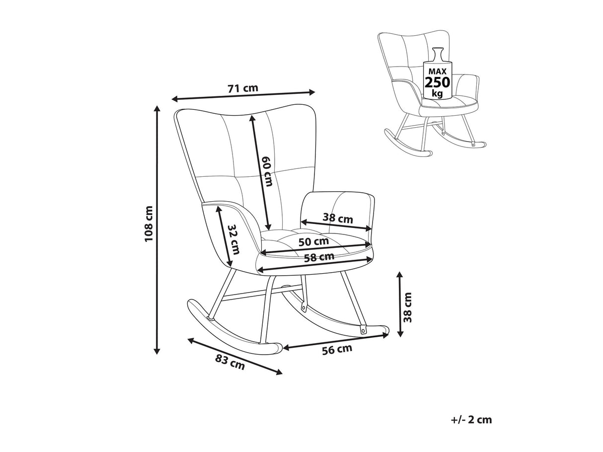 Šūpuļkrēsls 523260