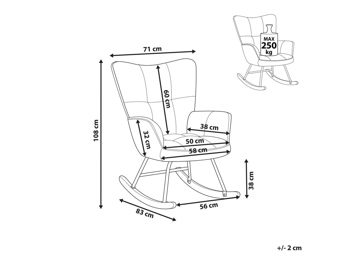 Šūpuļkrēsls 523260