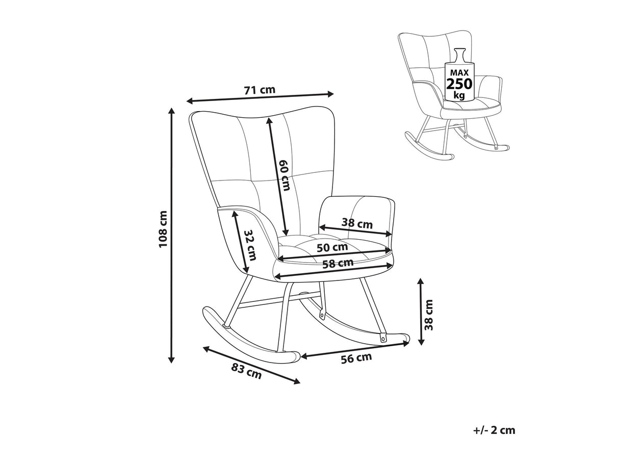 Šūpuļkrēsls 523260