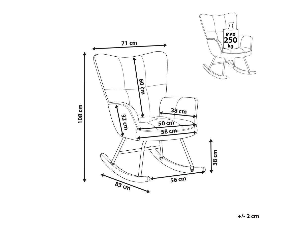 Šūpuļkrēsls 523260