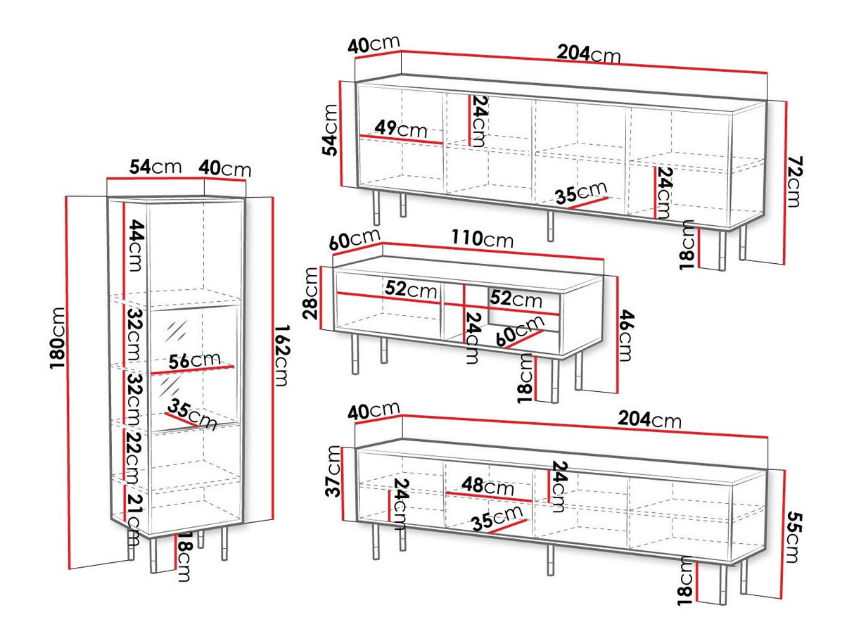 Viesistabas komplekts 524621
