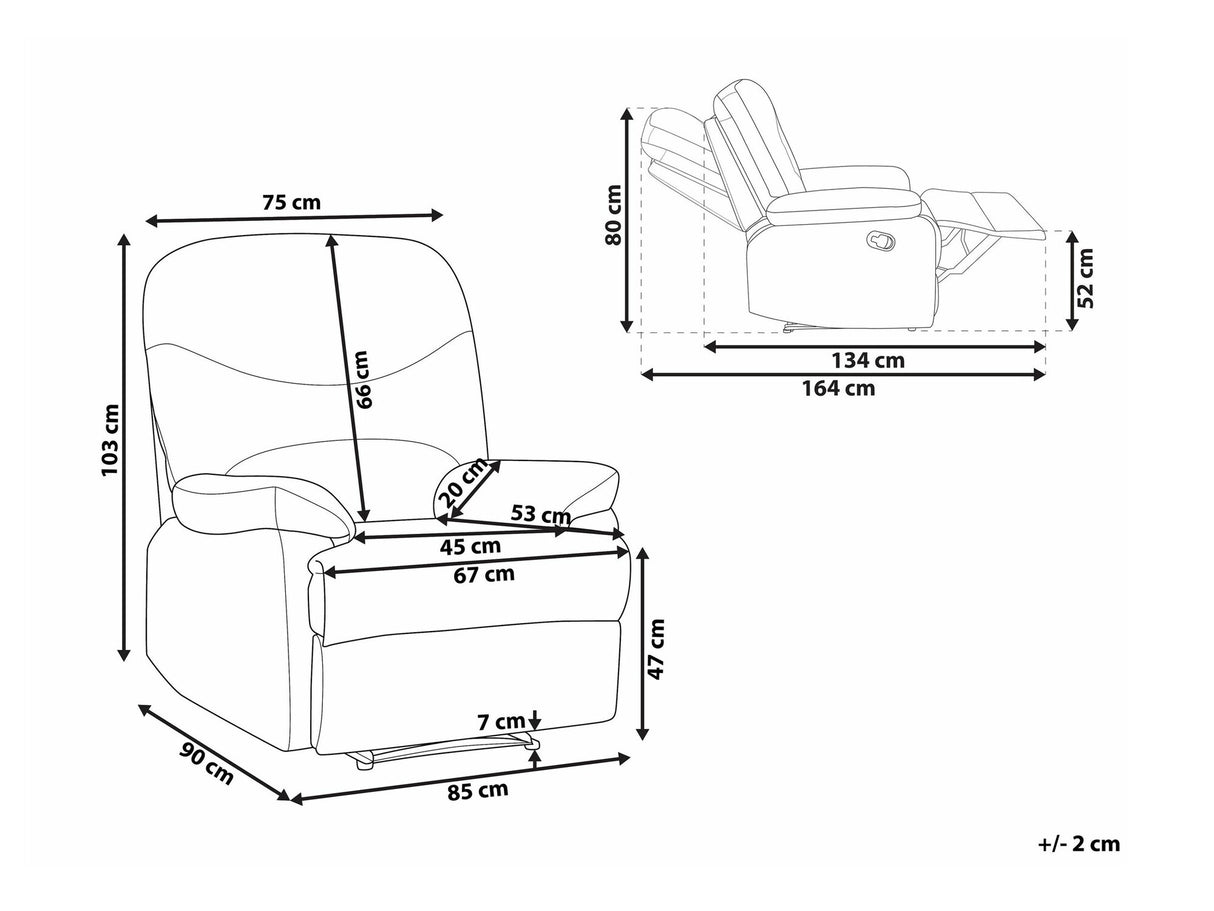 Krēsls reglainer 524627