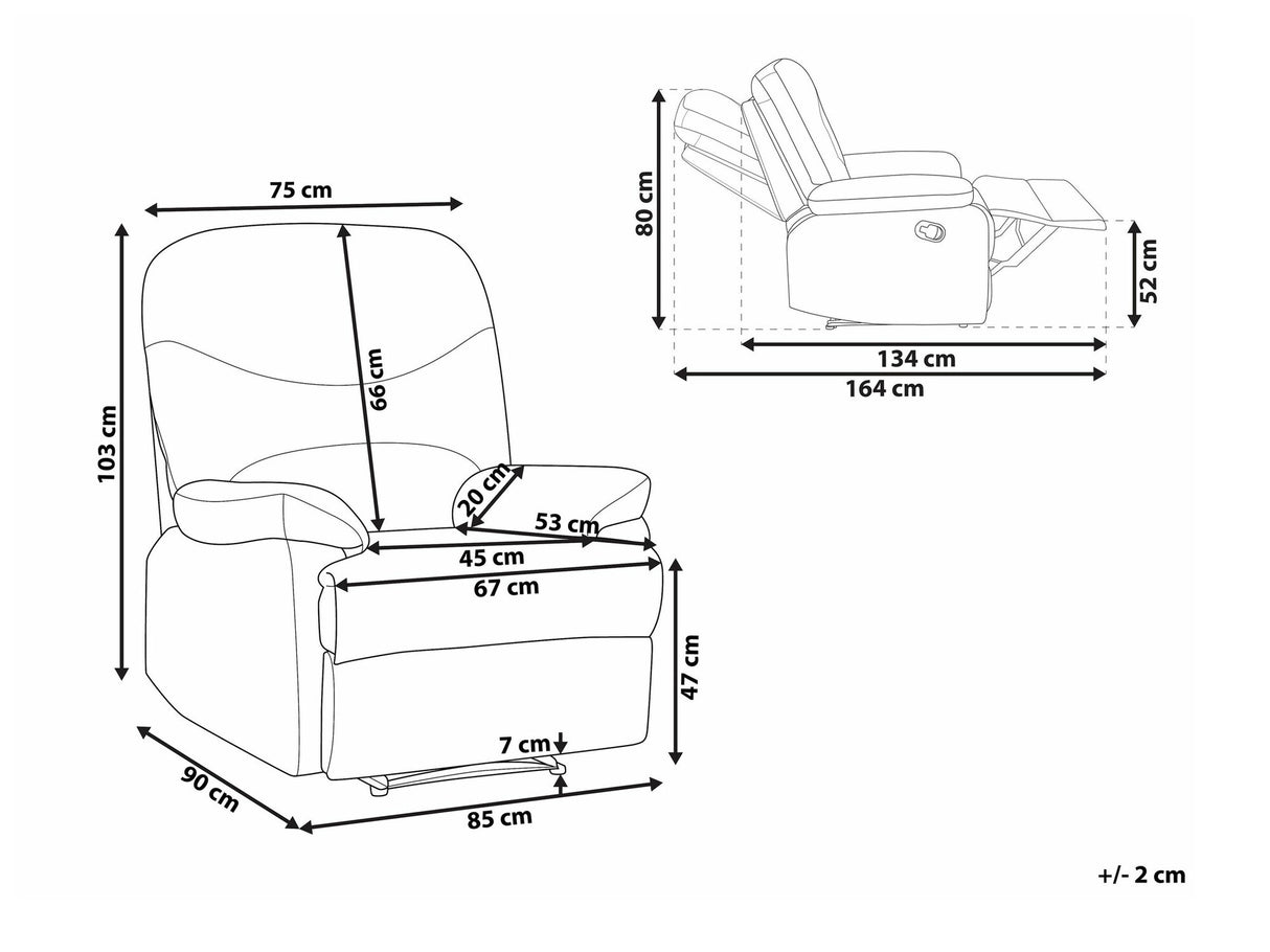 Krēsls reglainer 524627