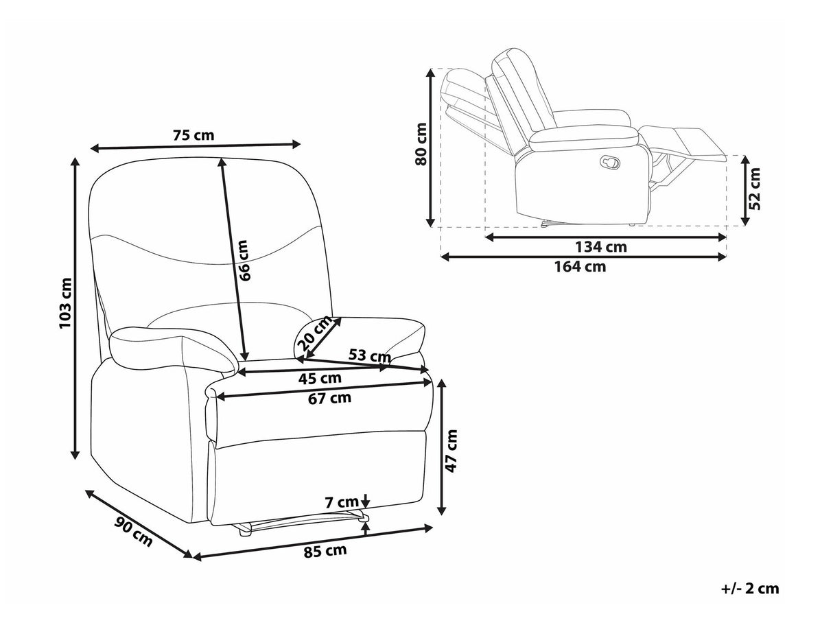 Krēsls reglainer 524627