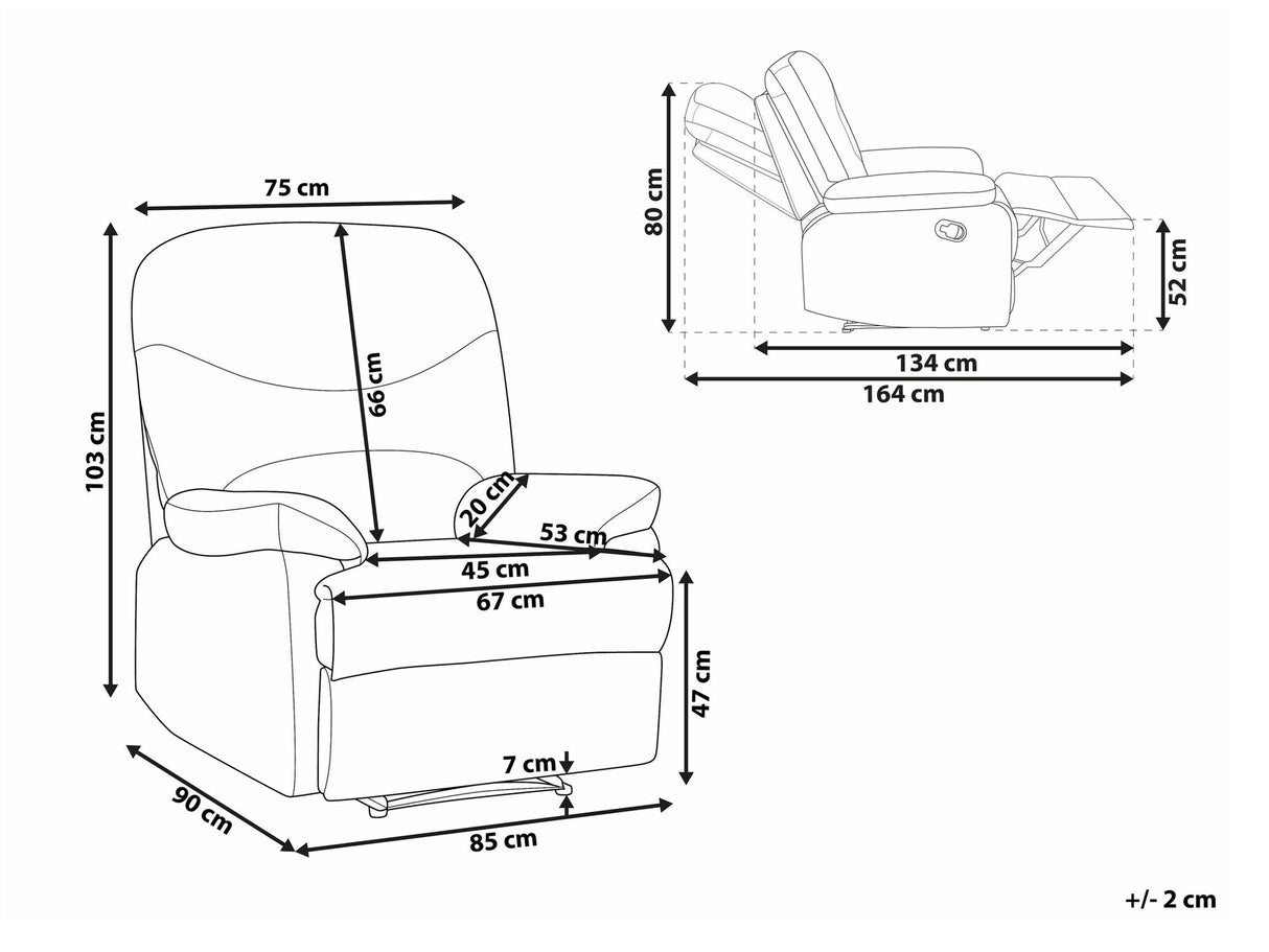 Krēsls reglainer 524627