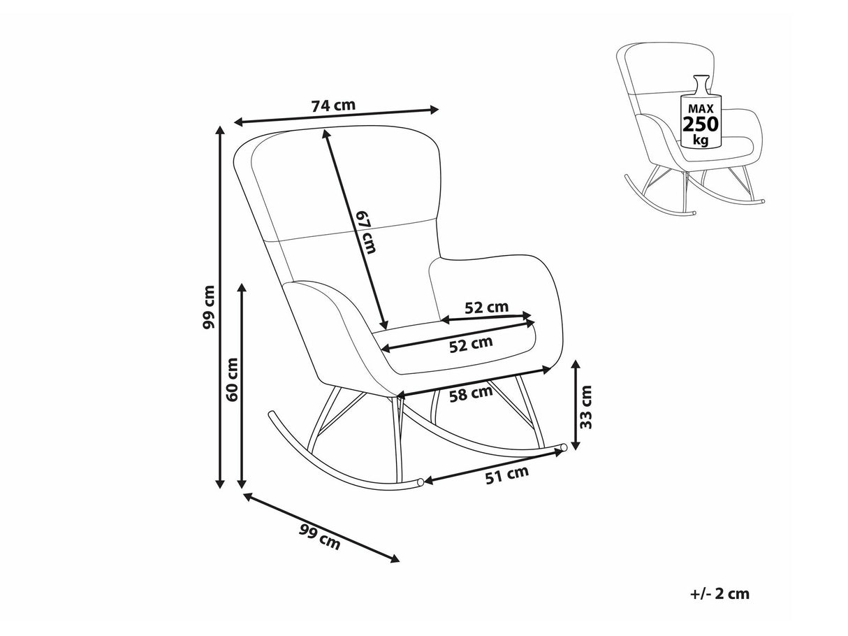 Šūpuļkrēsls 525032