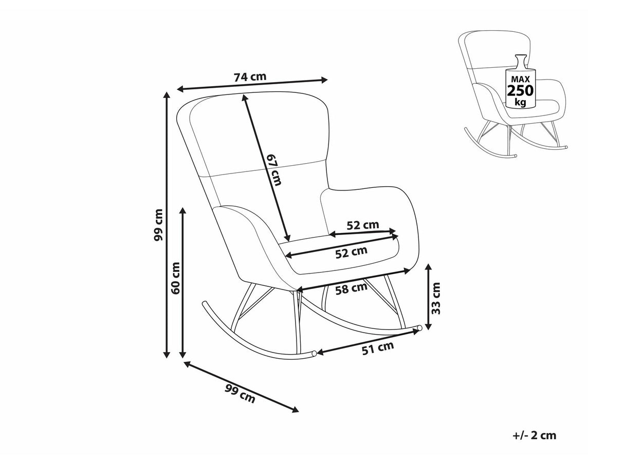Šūpuļkrēsls 525032
