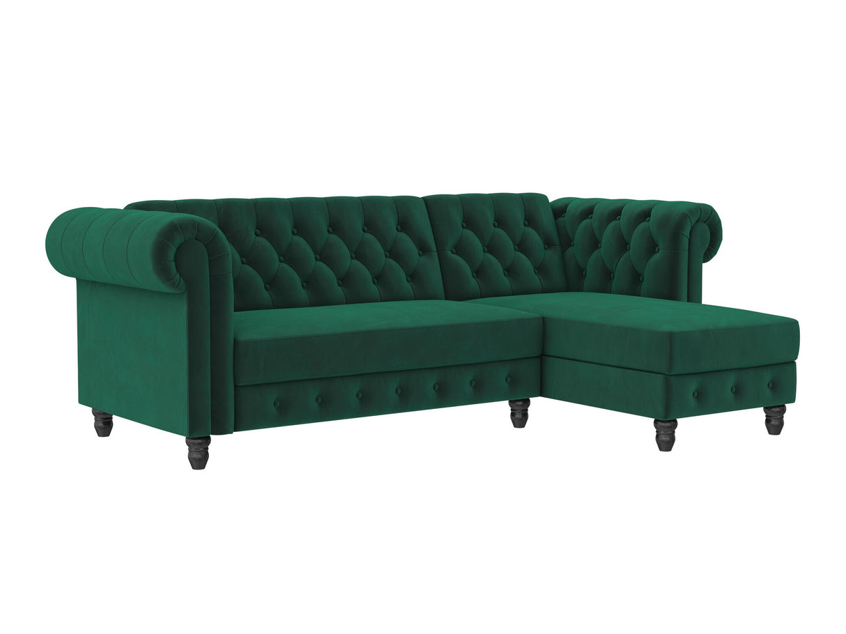 Chesterfield stūra dīvāns 513819