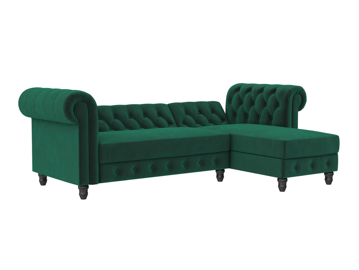 Chesterfield stūra dīvāns 513819