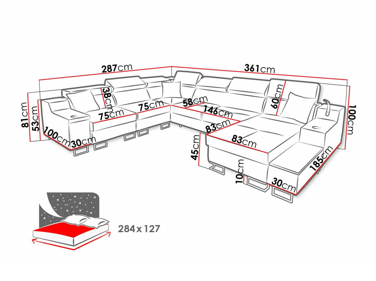 Stūra dīvāns 528804