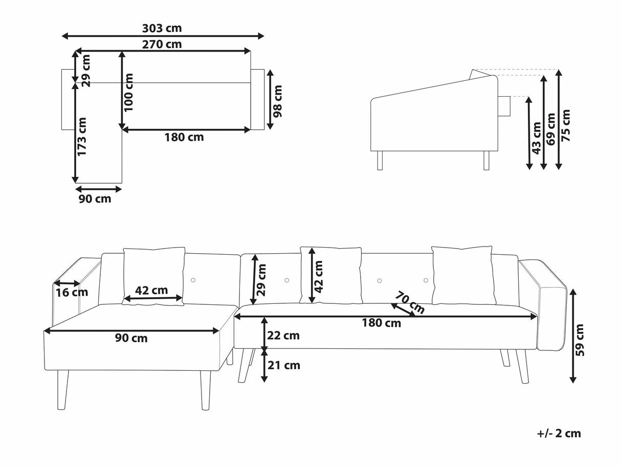 Stūra dīvāns 529412