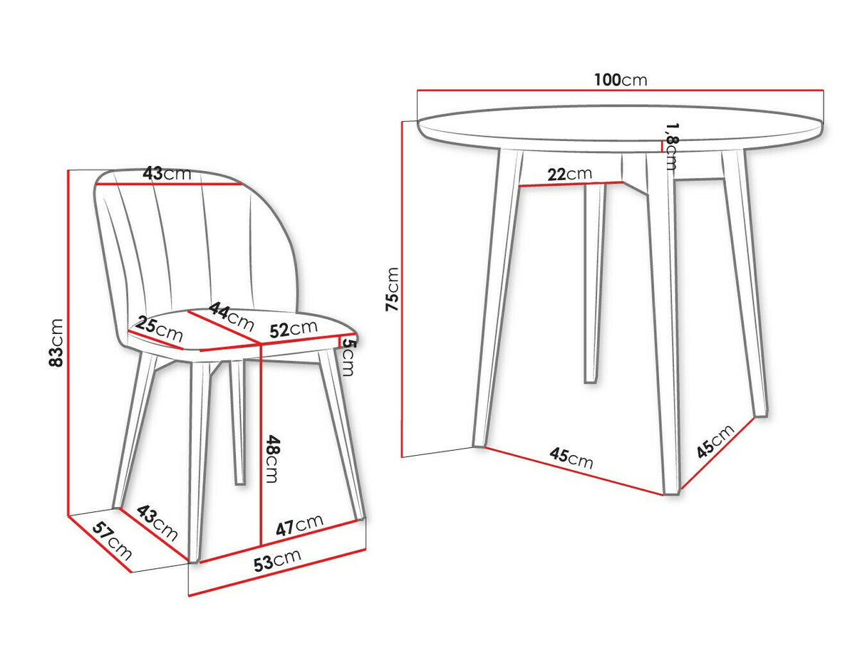 Ēdamistabas komplekts 451023