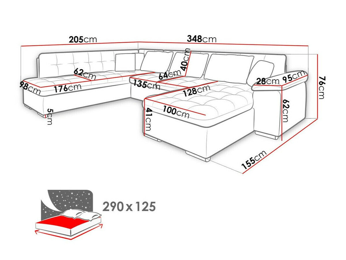 Stūra dīvāns 108216