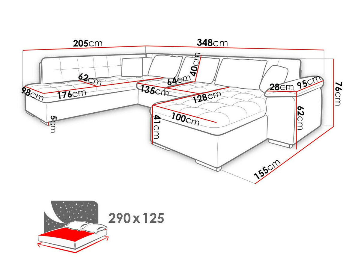 Stūra dīvāns 108216