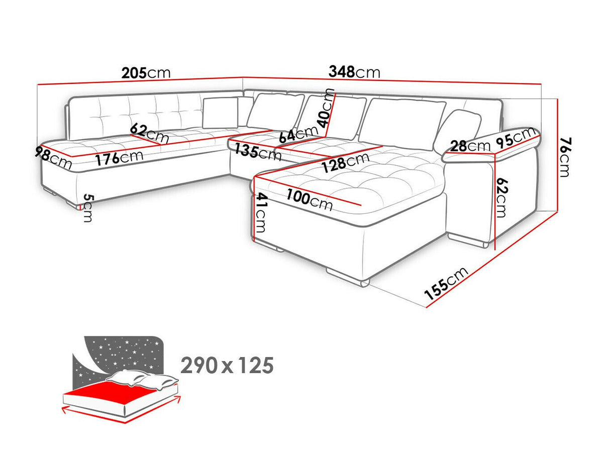 Stūra dīvāns 108216