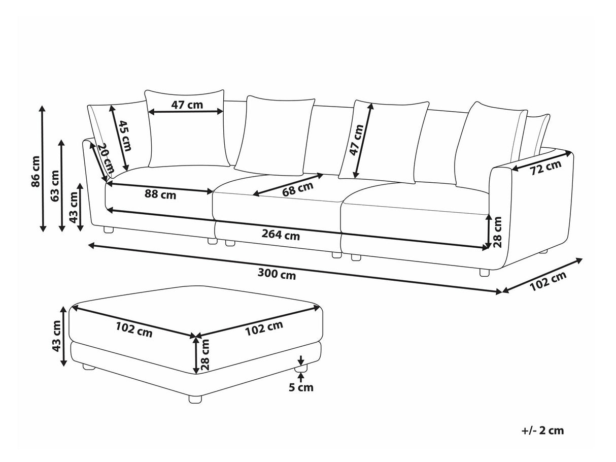 Mīksto mēbeļu komplekts 531903