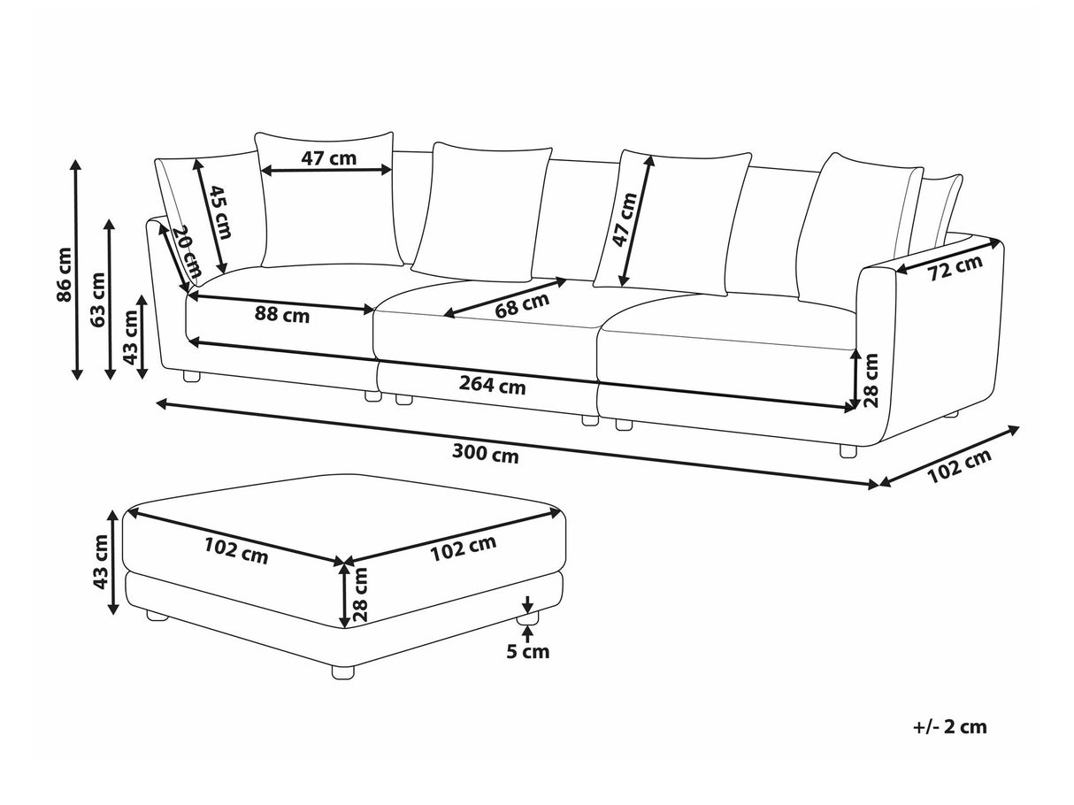 Mīksto mēbeļu komplekts 531903