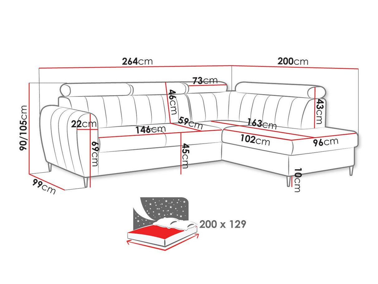 Stūra dīvāns 532486