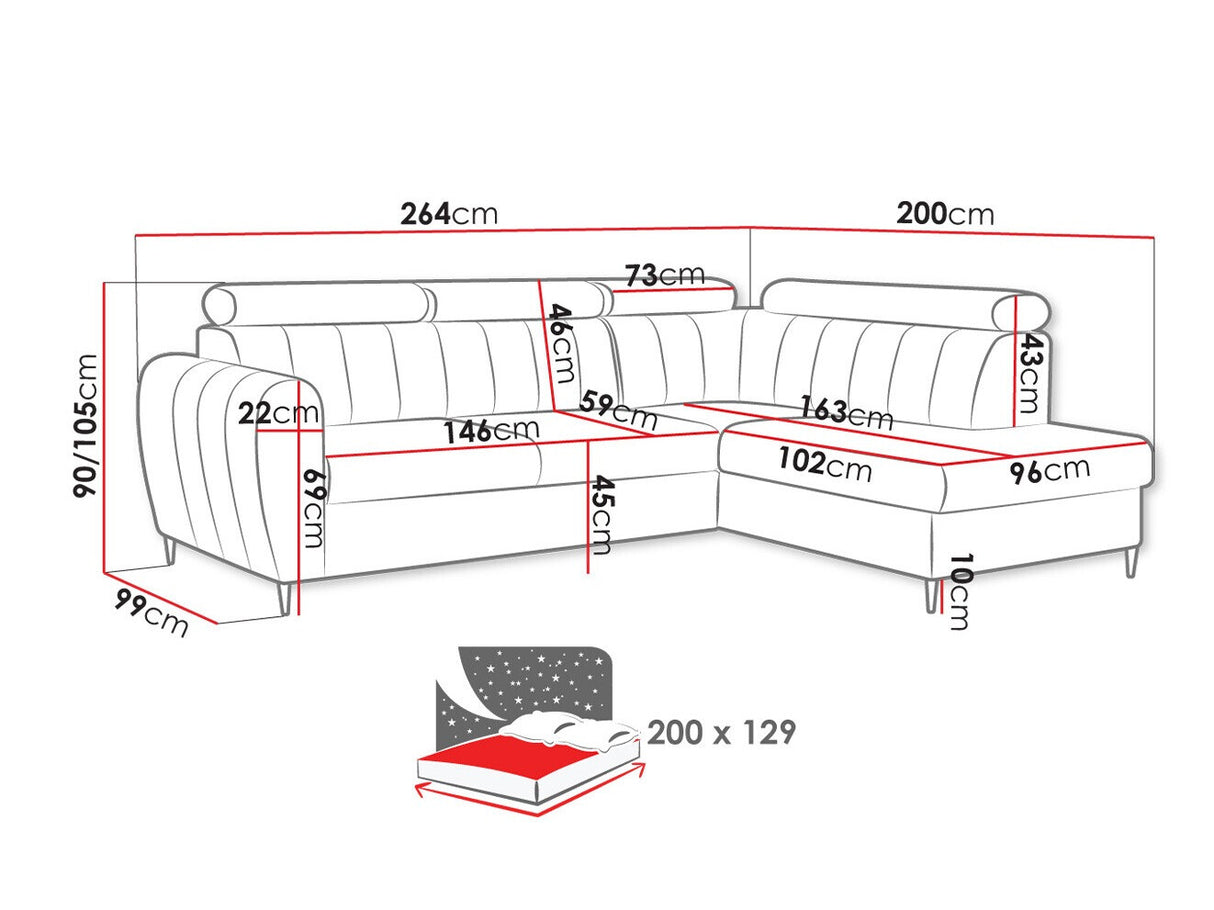 Stūra dīvāns 532486