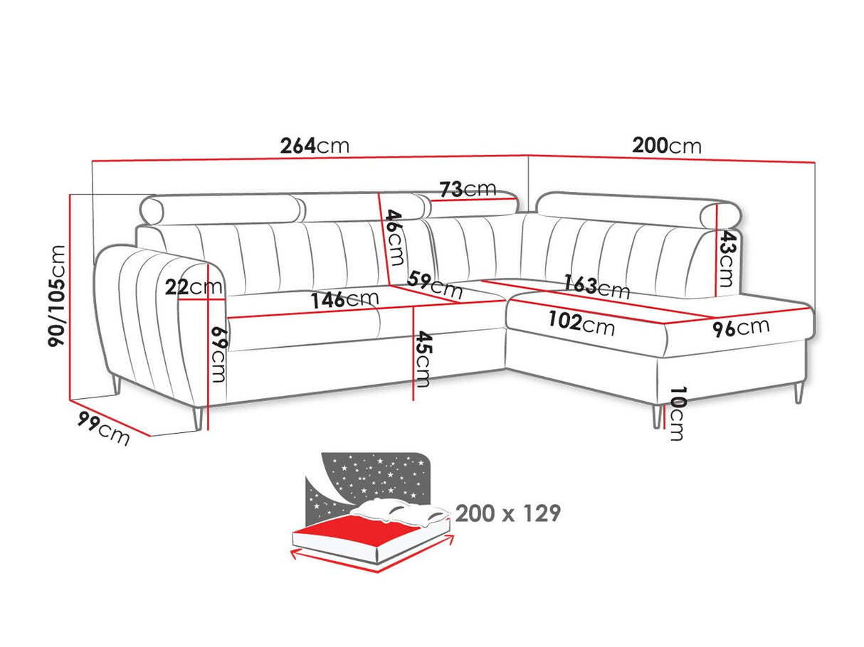 Stūra dīvāns 532486