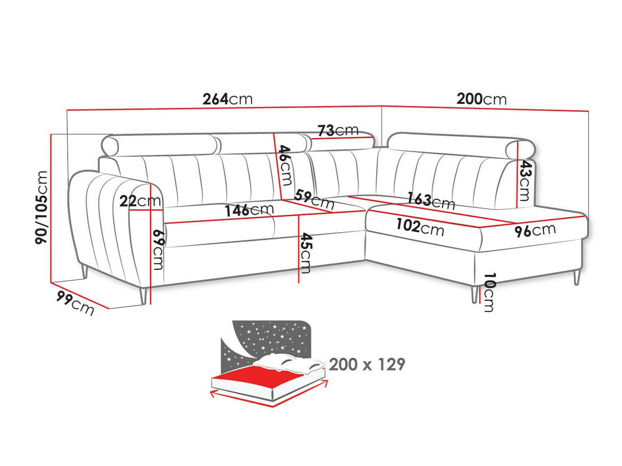 Stūra dīvāns 532486
