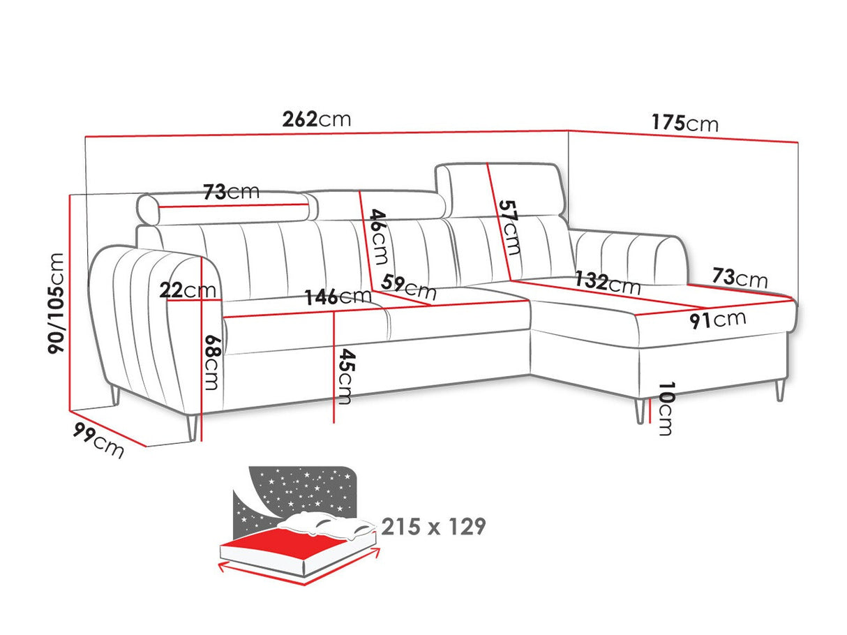 Stūra dīvāns 532528