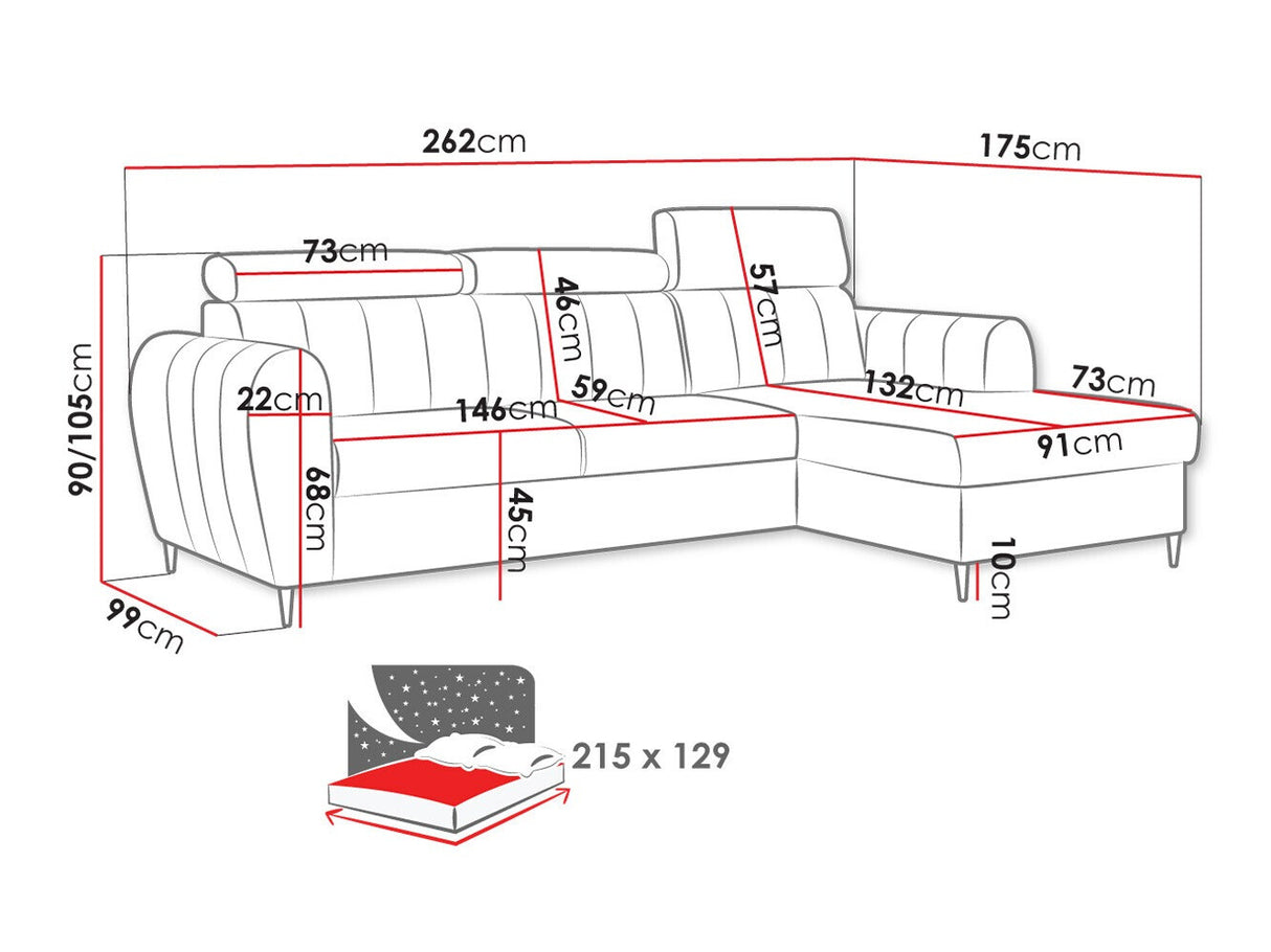 Stūra dīvāns 532528