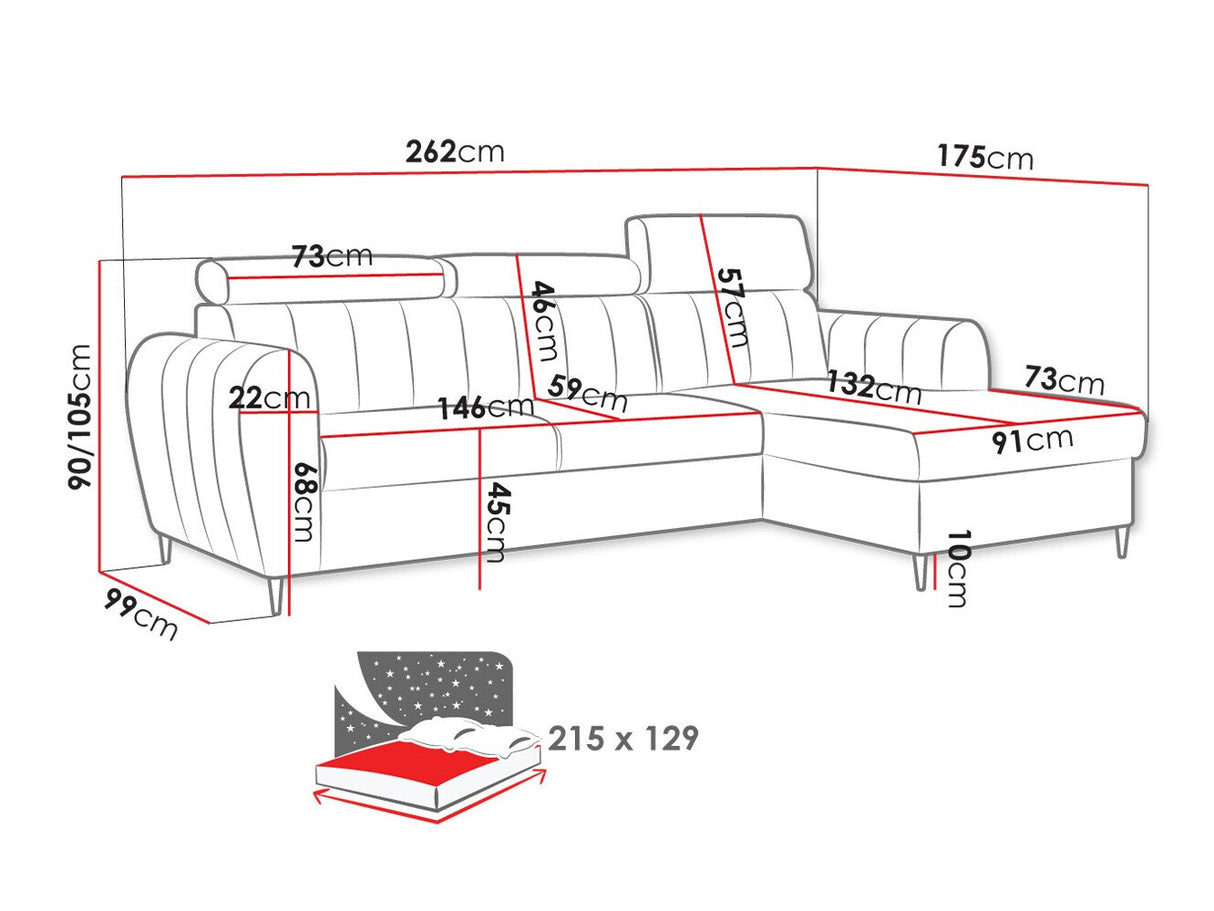 Stūra dīvāns 532528