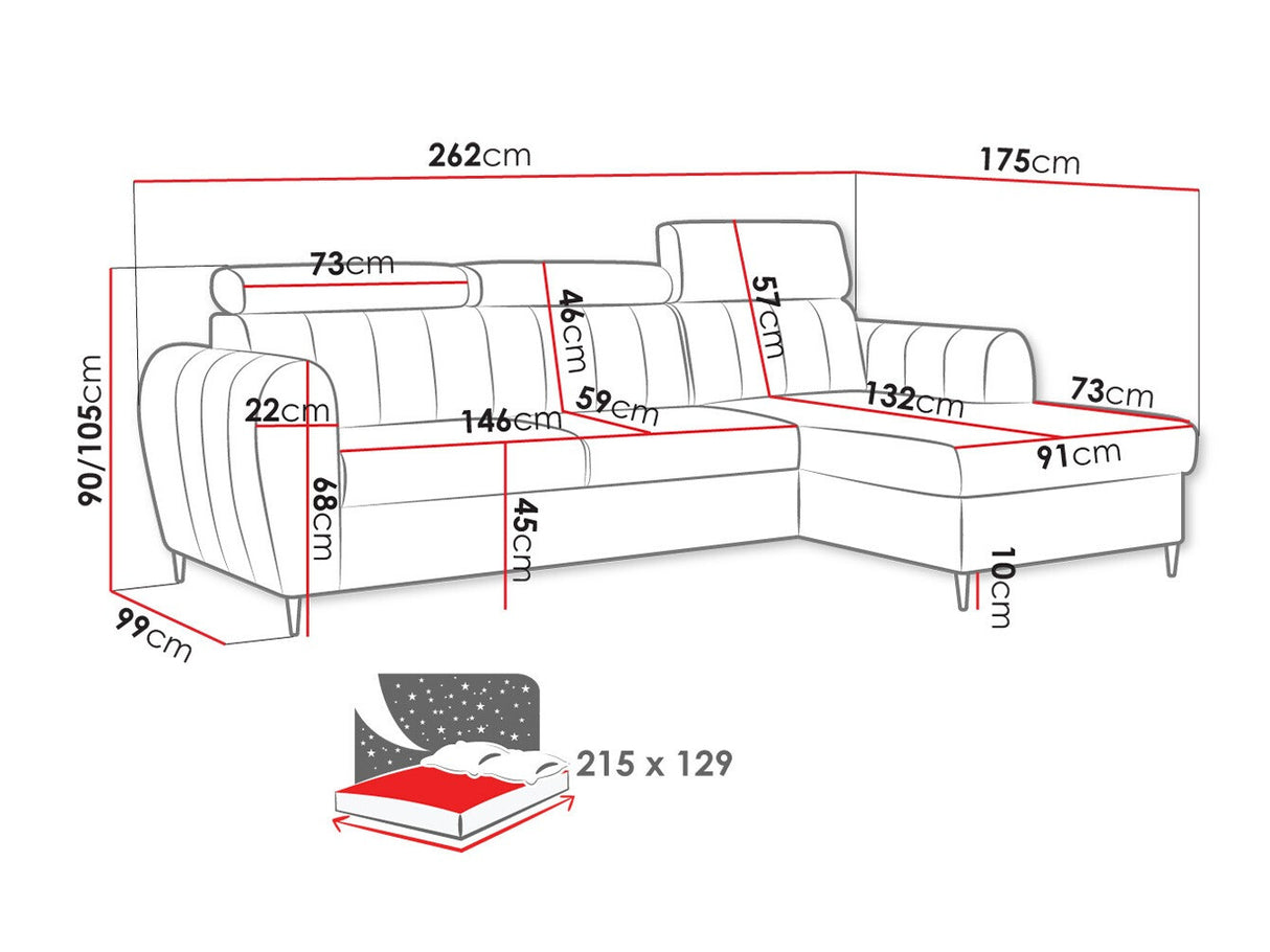 Stūra dīvāns 532528