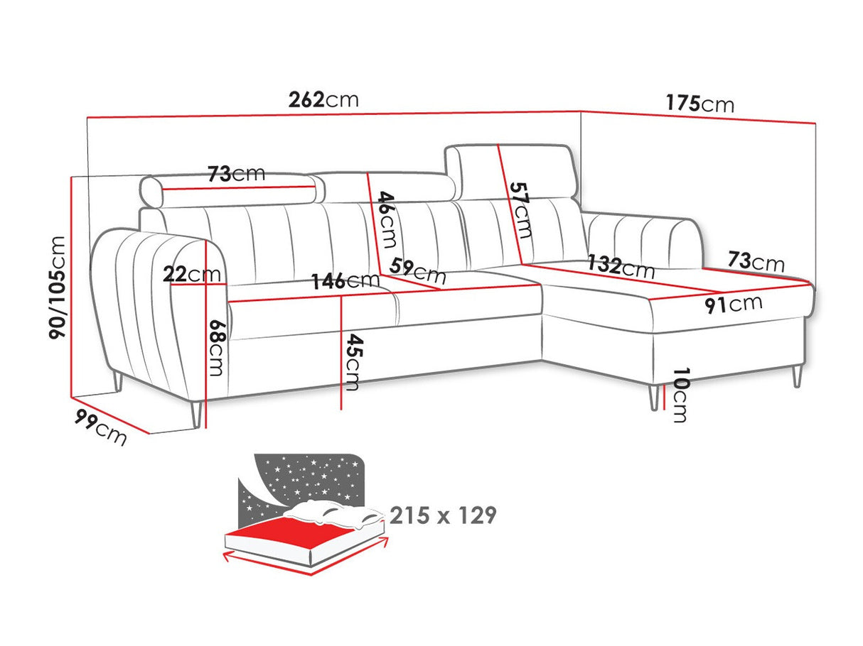 Stūra dīvāns 532528