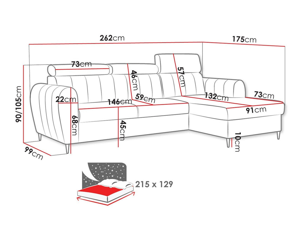 Stūra dīvāns 532528