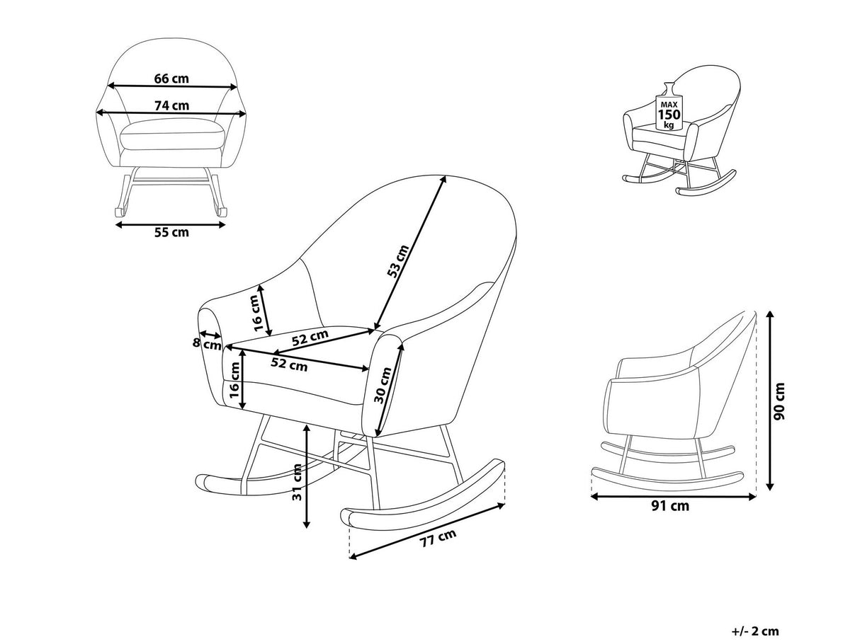 Šūpuļkrēsls 523135