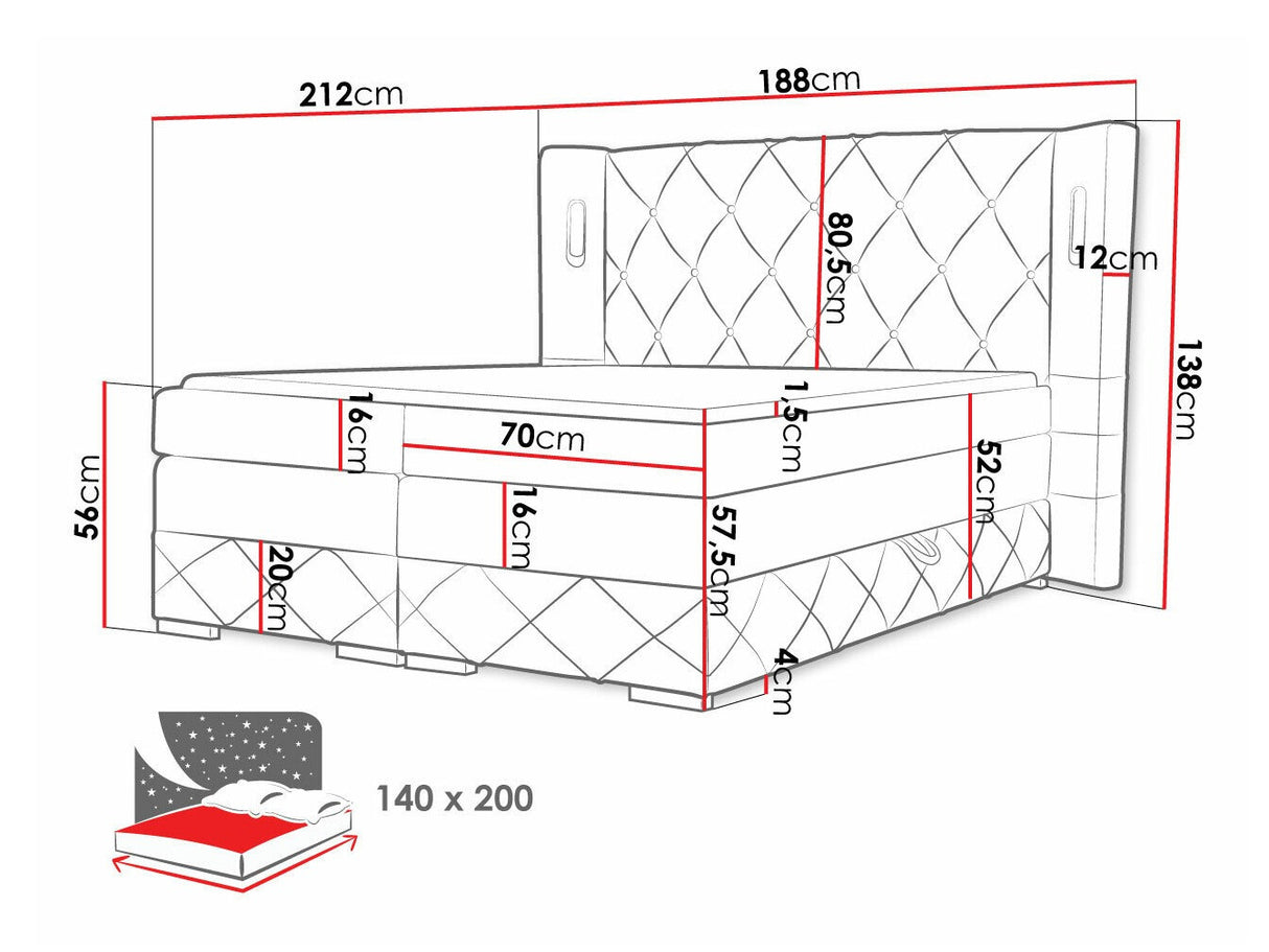 Kontinentālā gulta 494415