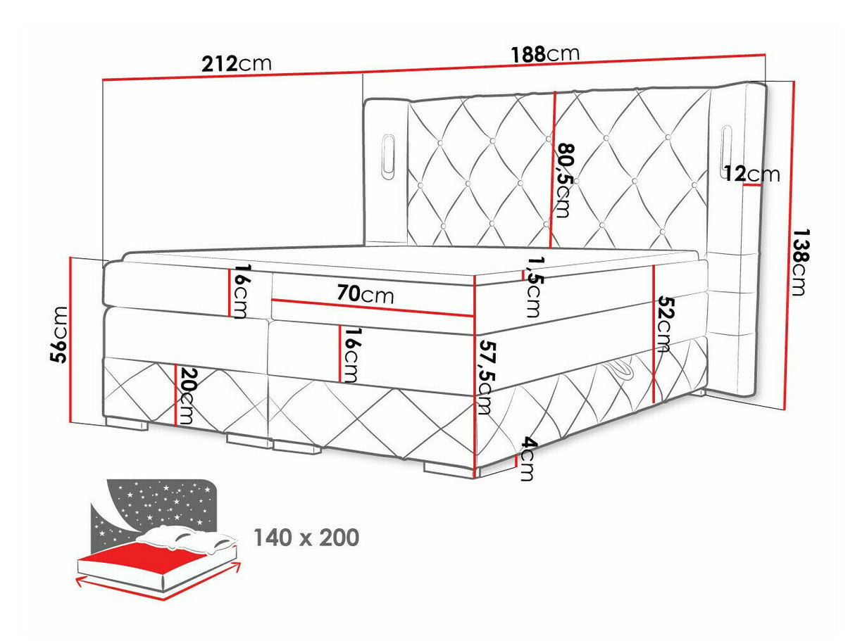 Kontinentālā gulta 494415