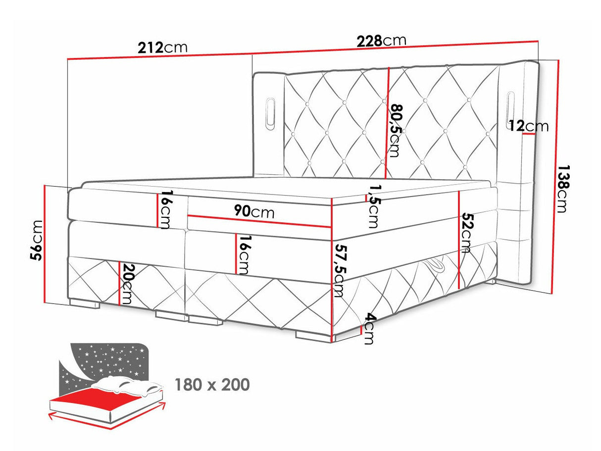 Kontinentālā gulta 494415