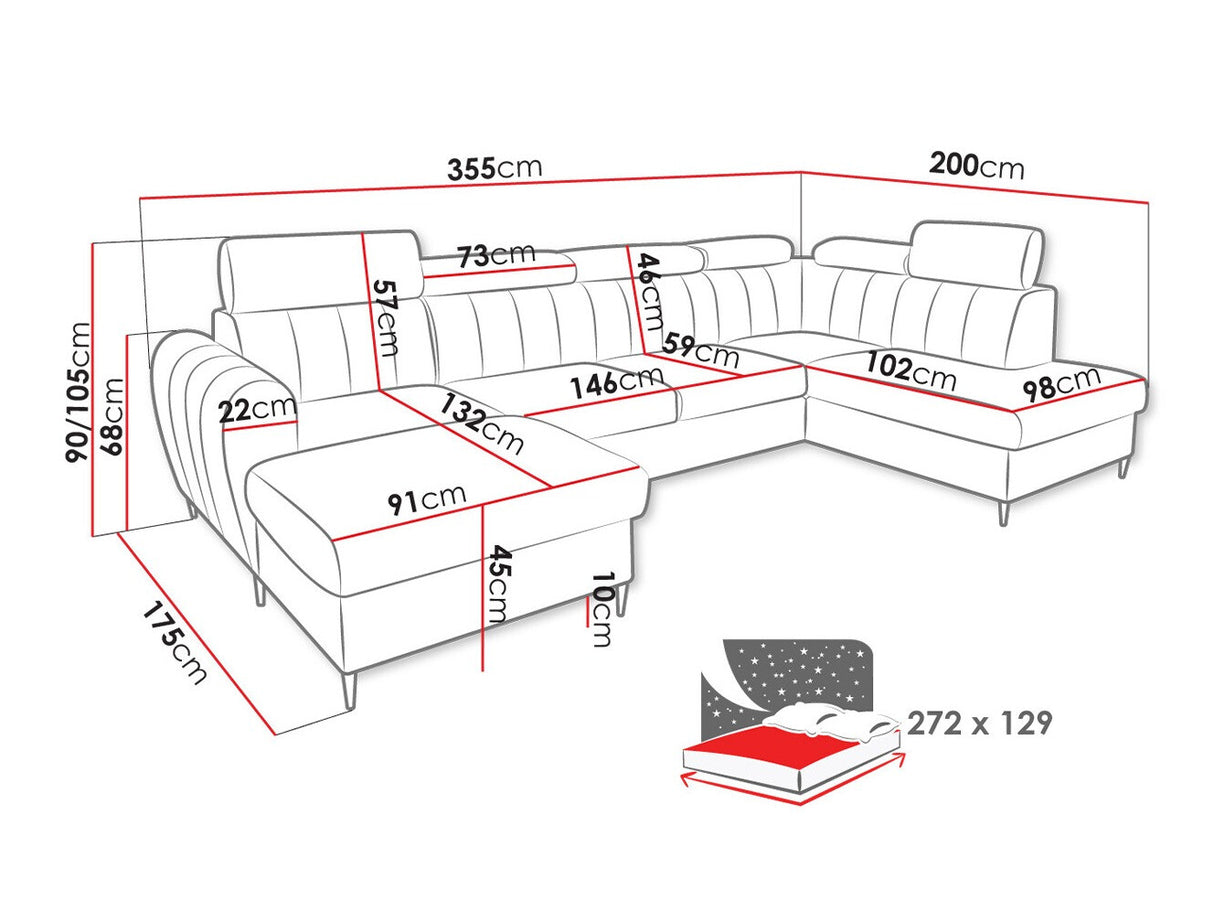 Stūra dīvāns 533891