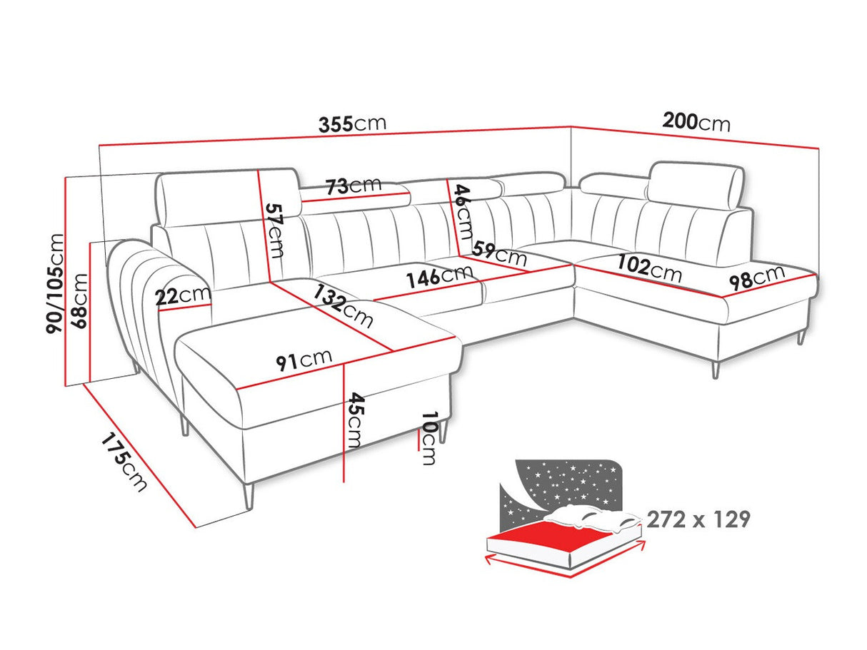 Stūra dīvāns 533891