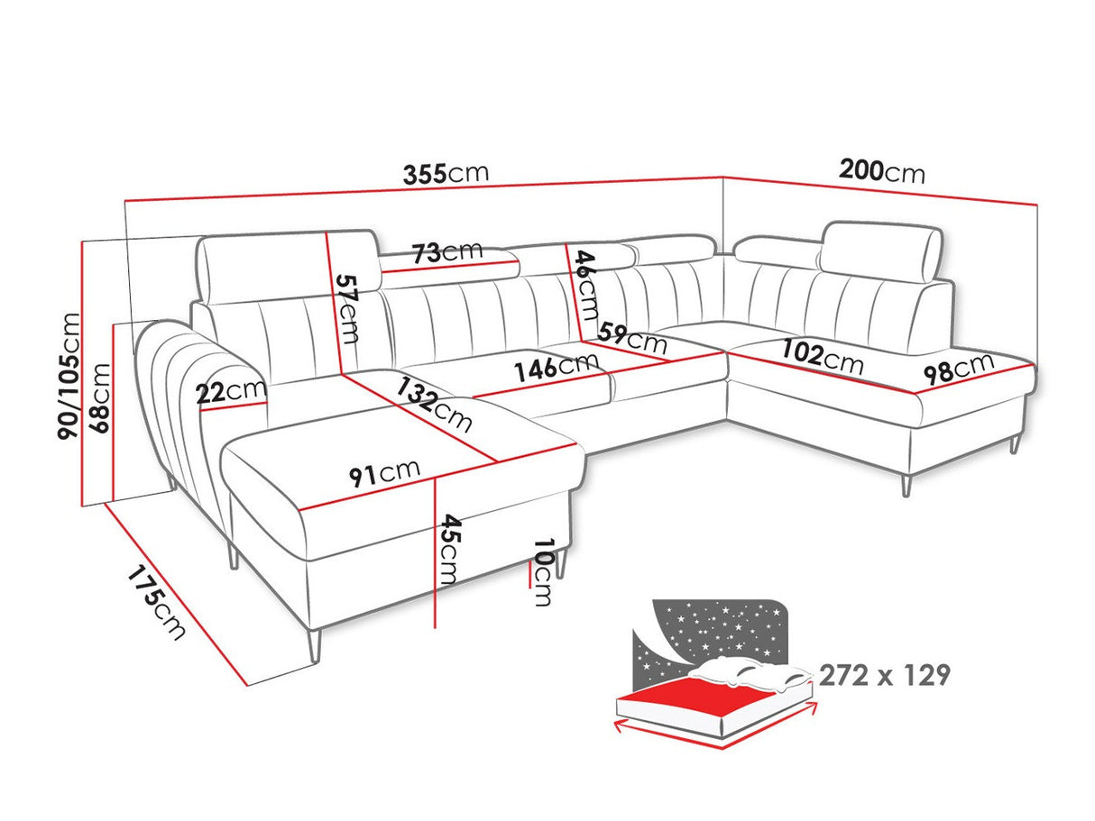 Stūra dīvāns 533891