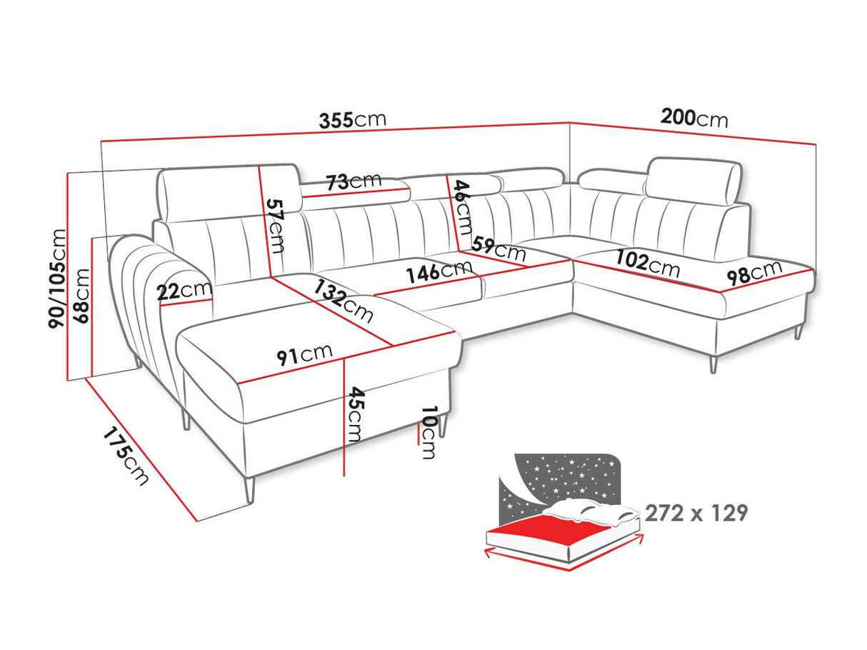 Stūra dīvāns 533891