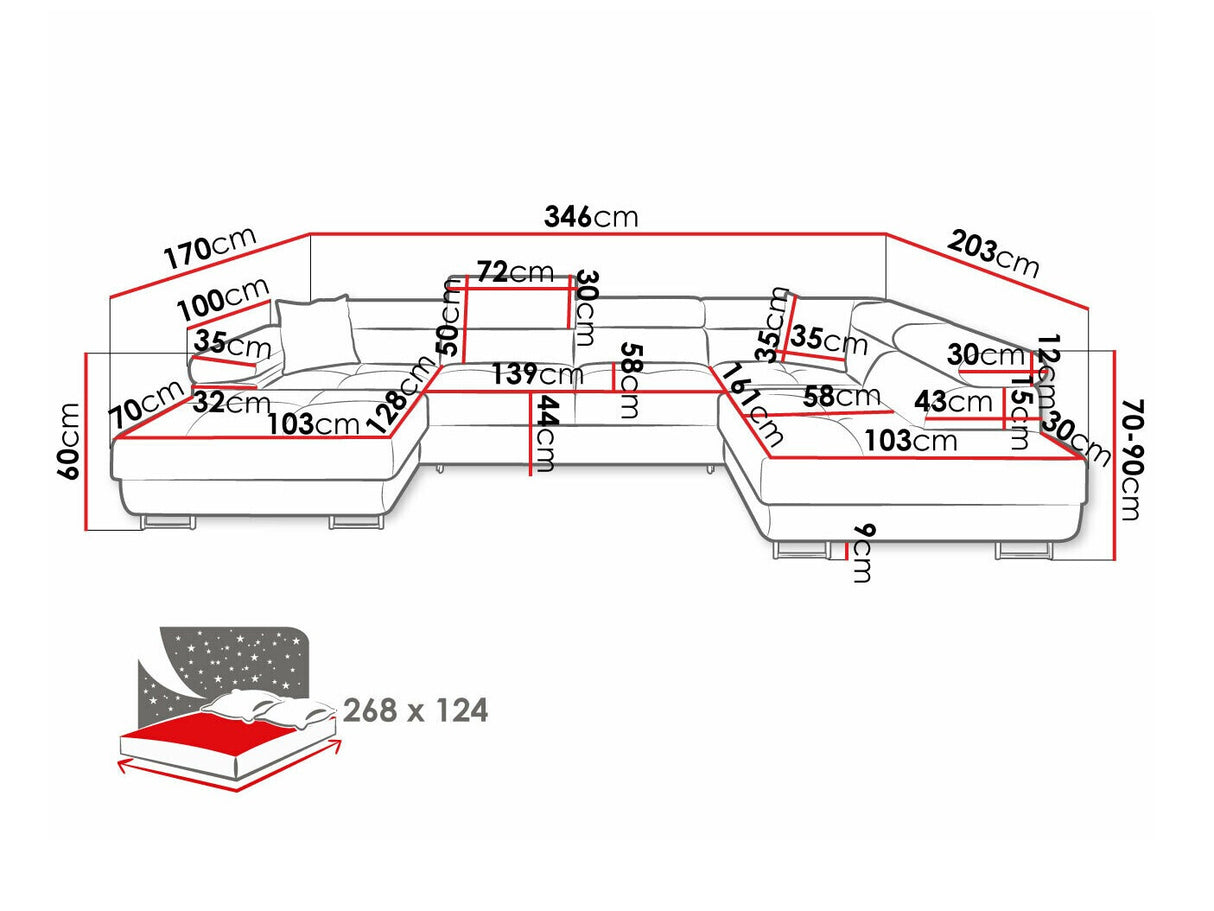 Stūra dīvāns 534071