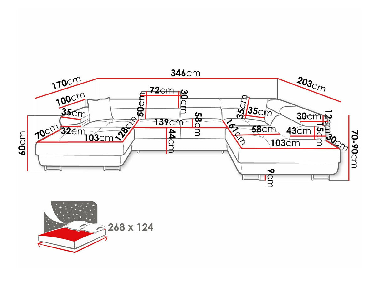 Stūra dīvāns 534071