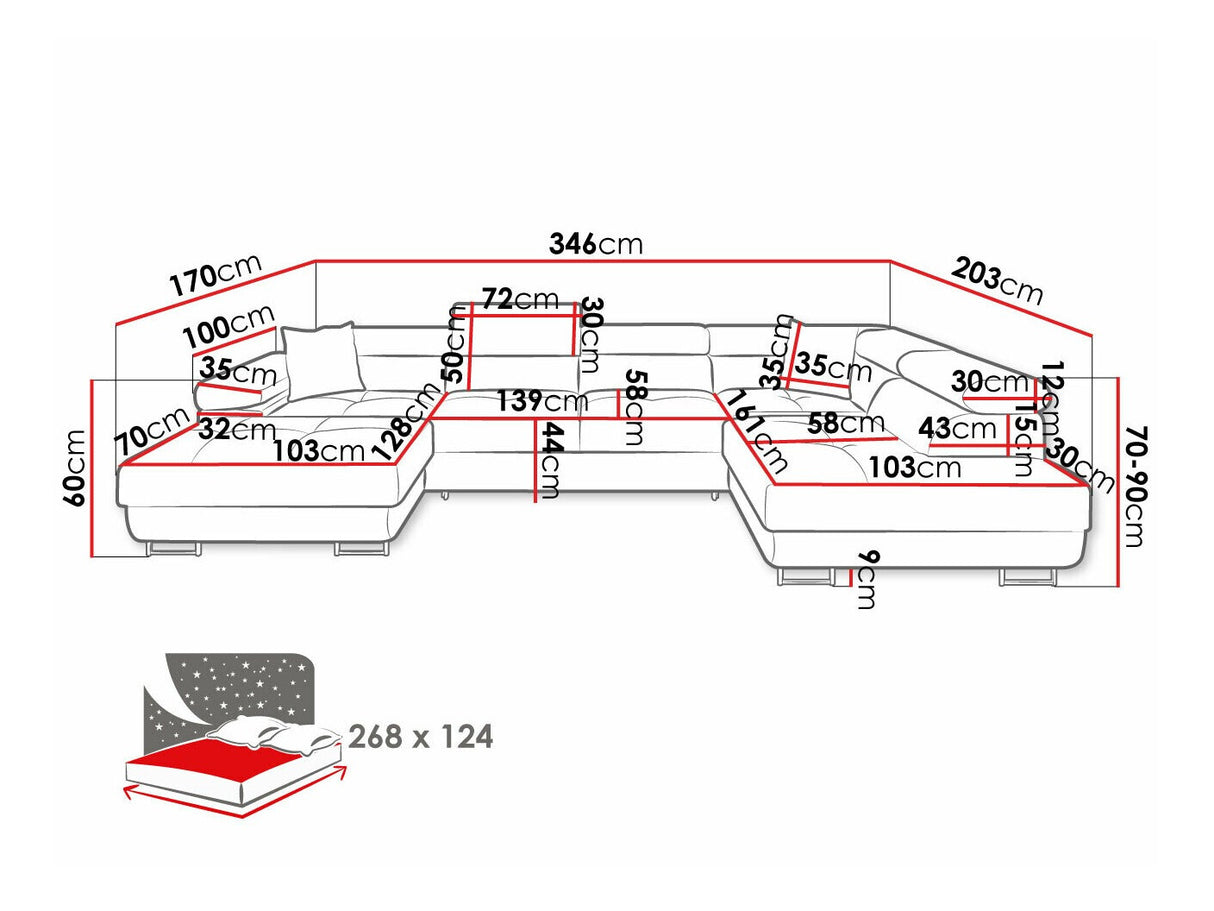 Stūra dīvāns 534071