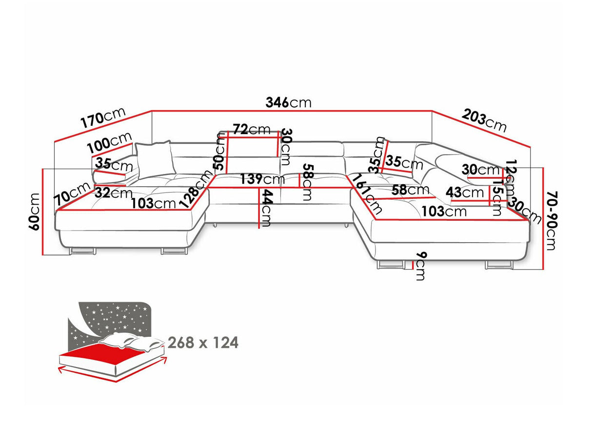 Stūra dīvāns 534071