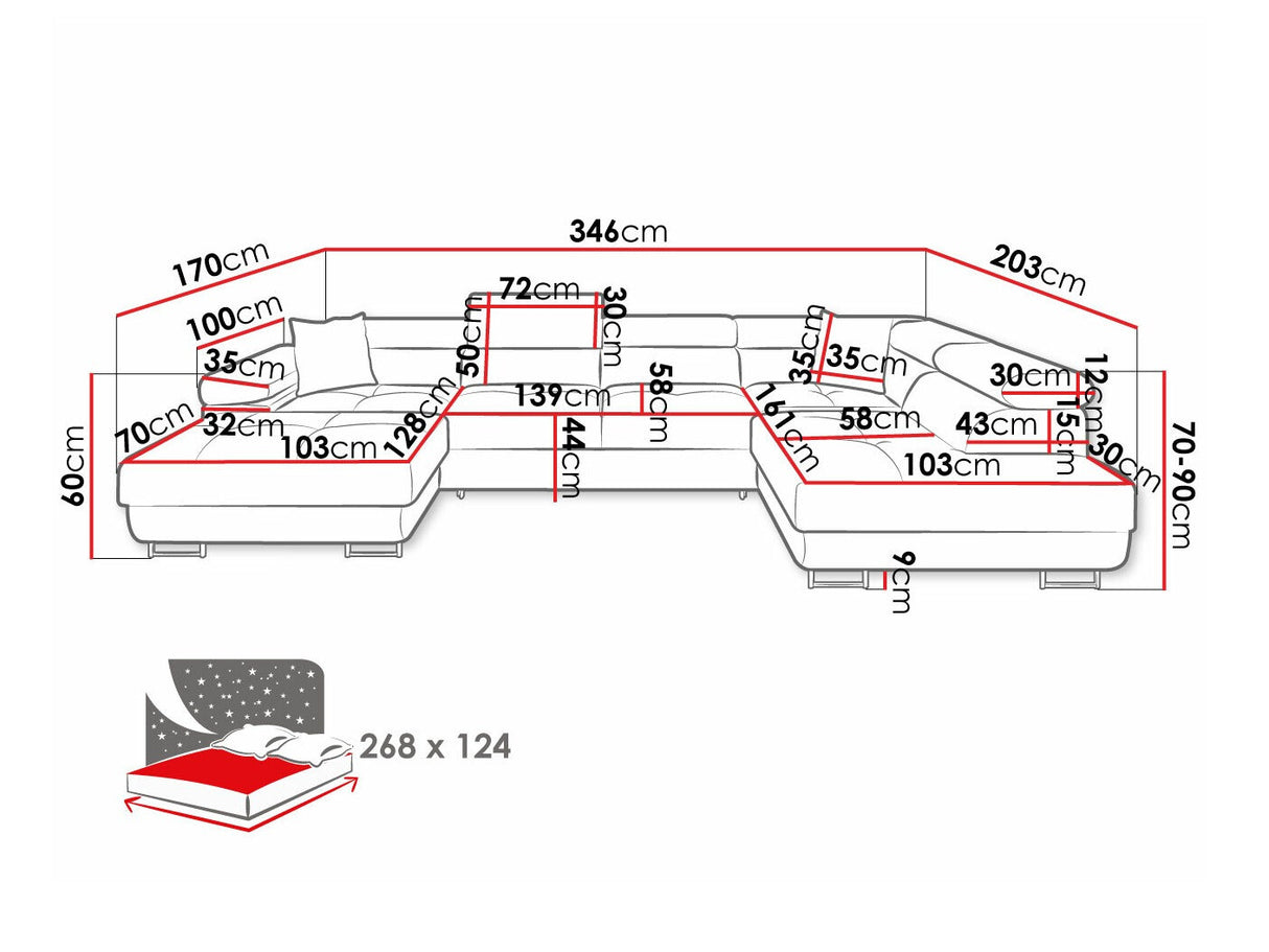 Stūra dīvāns 534071